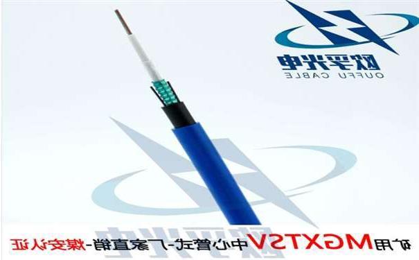 广州市欧孚MGXTSV-8B1 矿用单模阻燃光缆G652D纤芯煤安证书